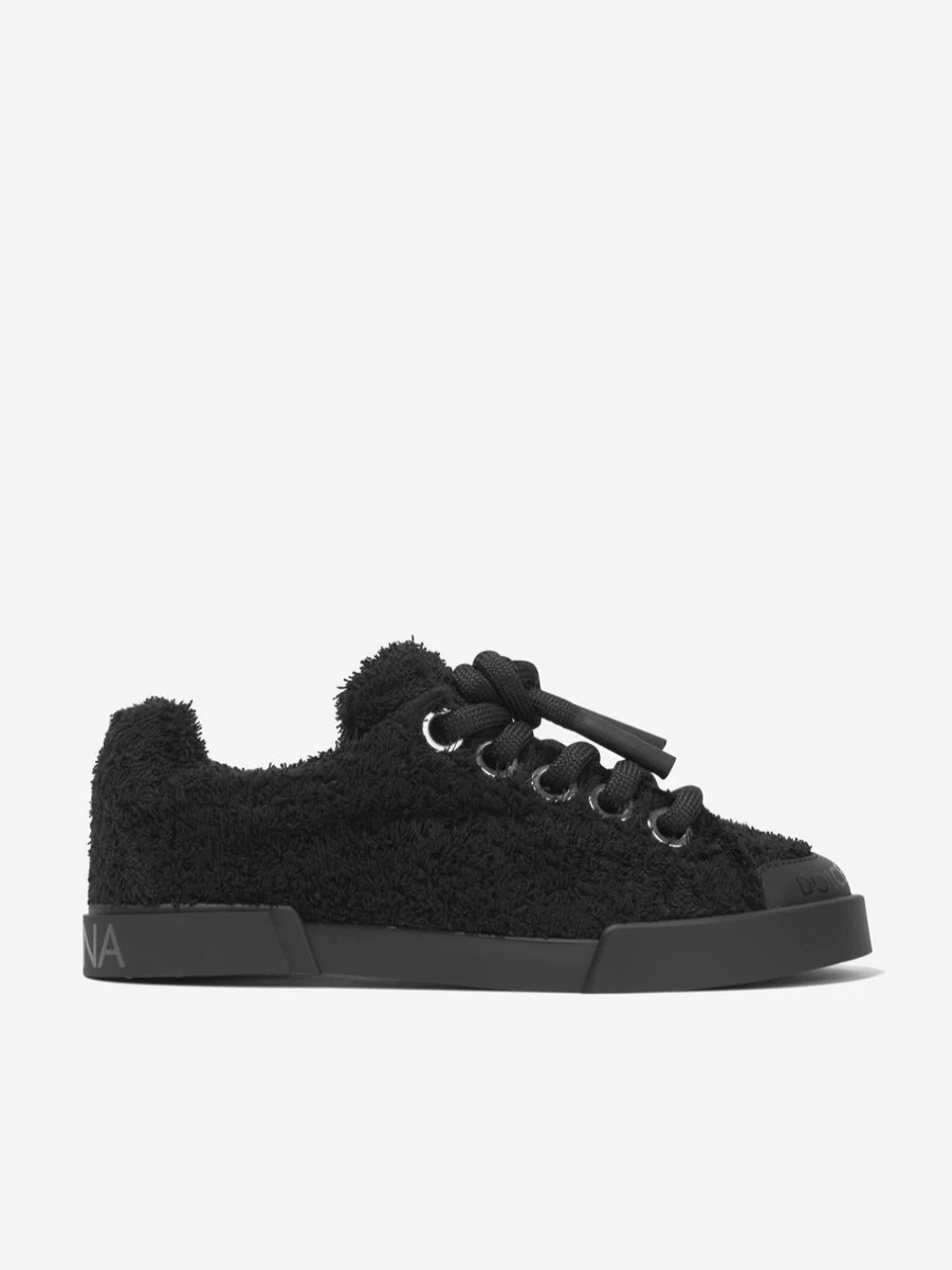 Dolce & Gabbana Kids Black Trainers for Teens - Stylish Teenage Sneakers