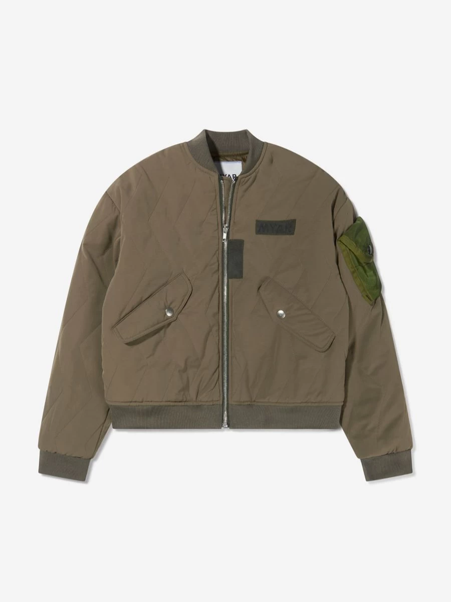 Myar Boys' Logo Bomber Jacket - Stylish Kids Outerwear for Play & Comfort | Childsplay Clothing Collection