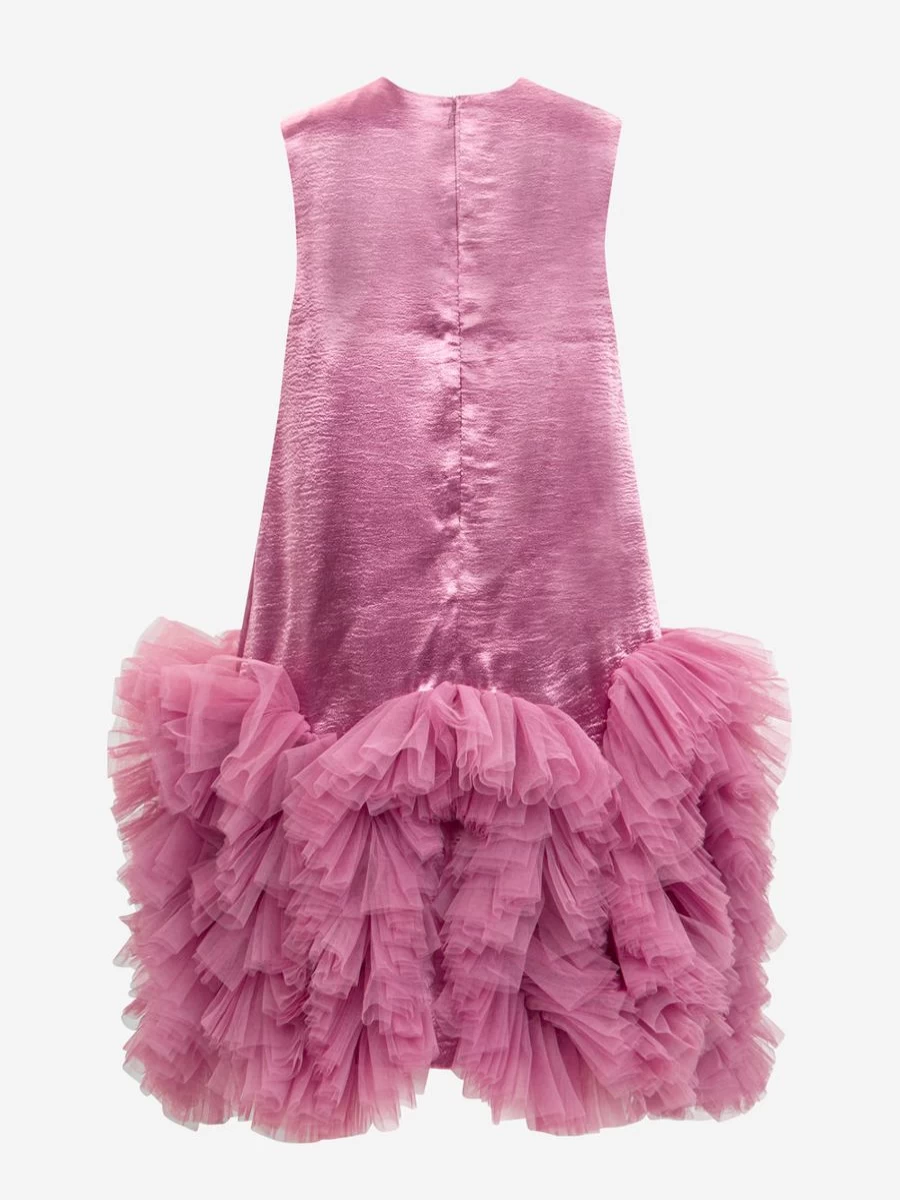 "Maison Ava Teen Girls Pink Occasion Dress | Elegant Party Wear"