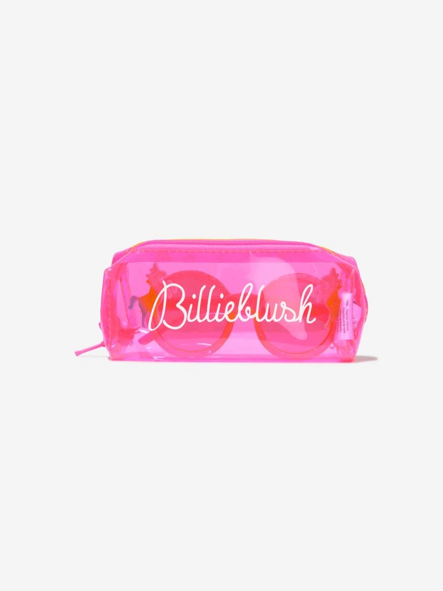 "BillieBlush Girls' Pink Unicorn Sunglasses with UV400 Protection for Kids"