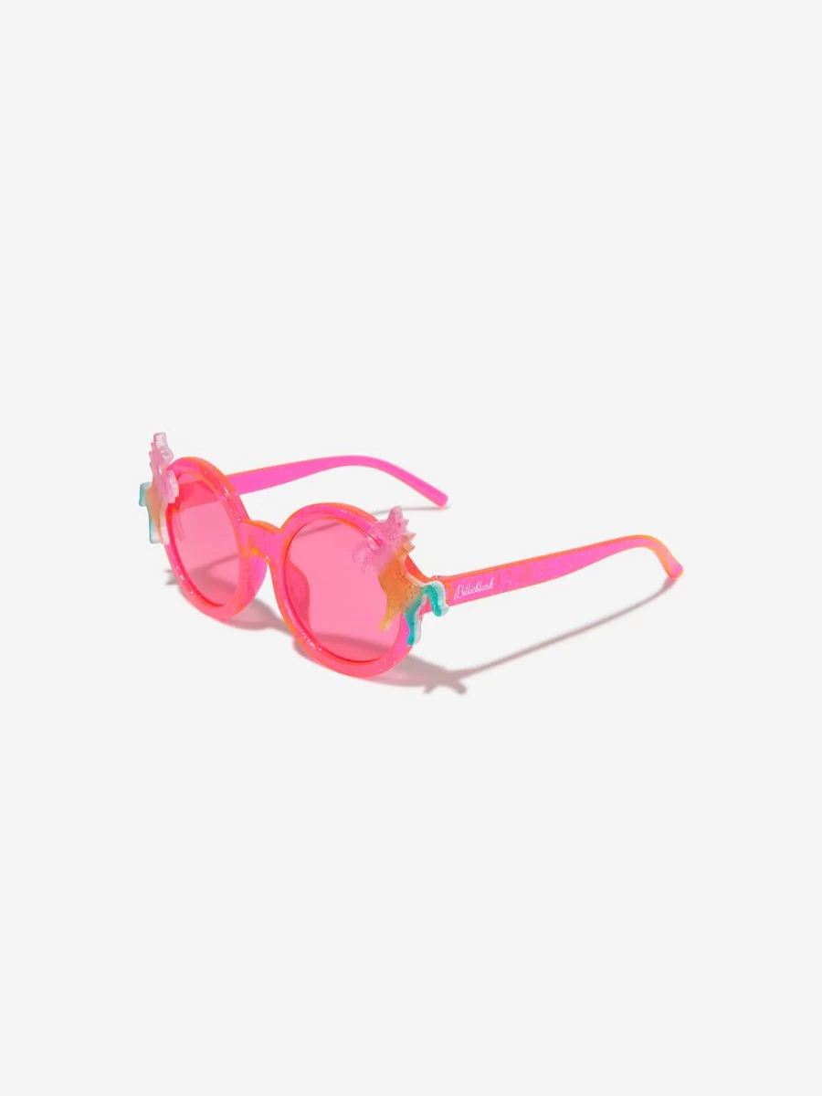 "BillieBlush Girls' Pink Unicorn Sunglasses with UV400 Protection for Kids"