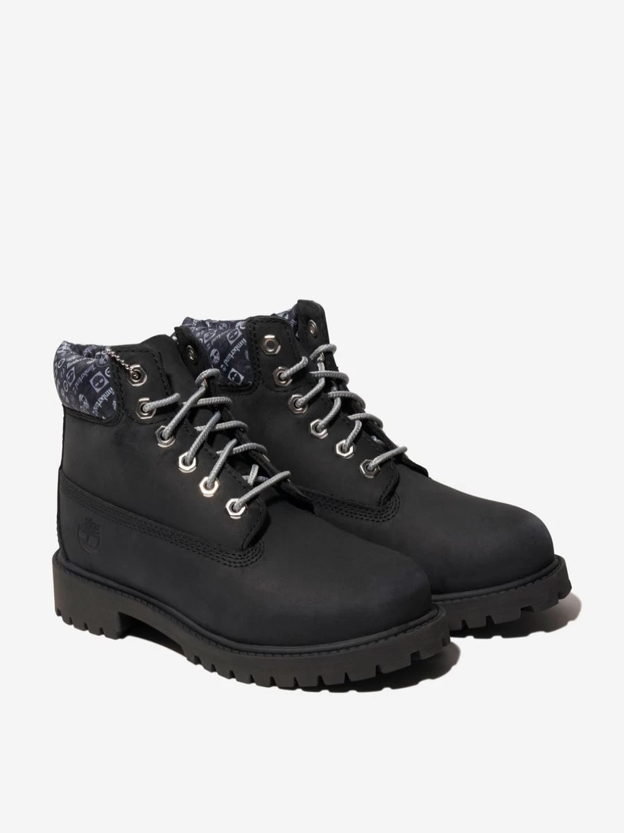 Timberland Teen Nubuck 6 Inch Premium Boots - Durable & Stylish Waterproof Footwear for Teens