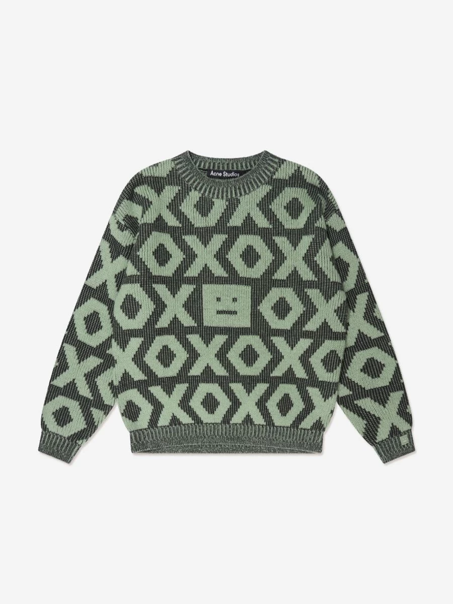 Acne Studios Boys Black Mini Kozu Jumper for Kids