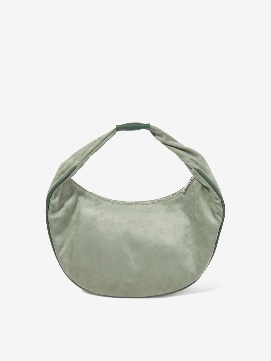 Valentino Girls Green Lemonade Hobo Bag 30cm Wide Shoulder Handbag
