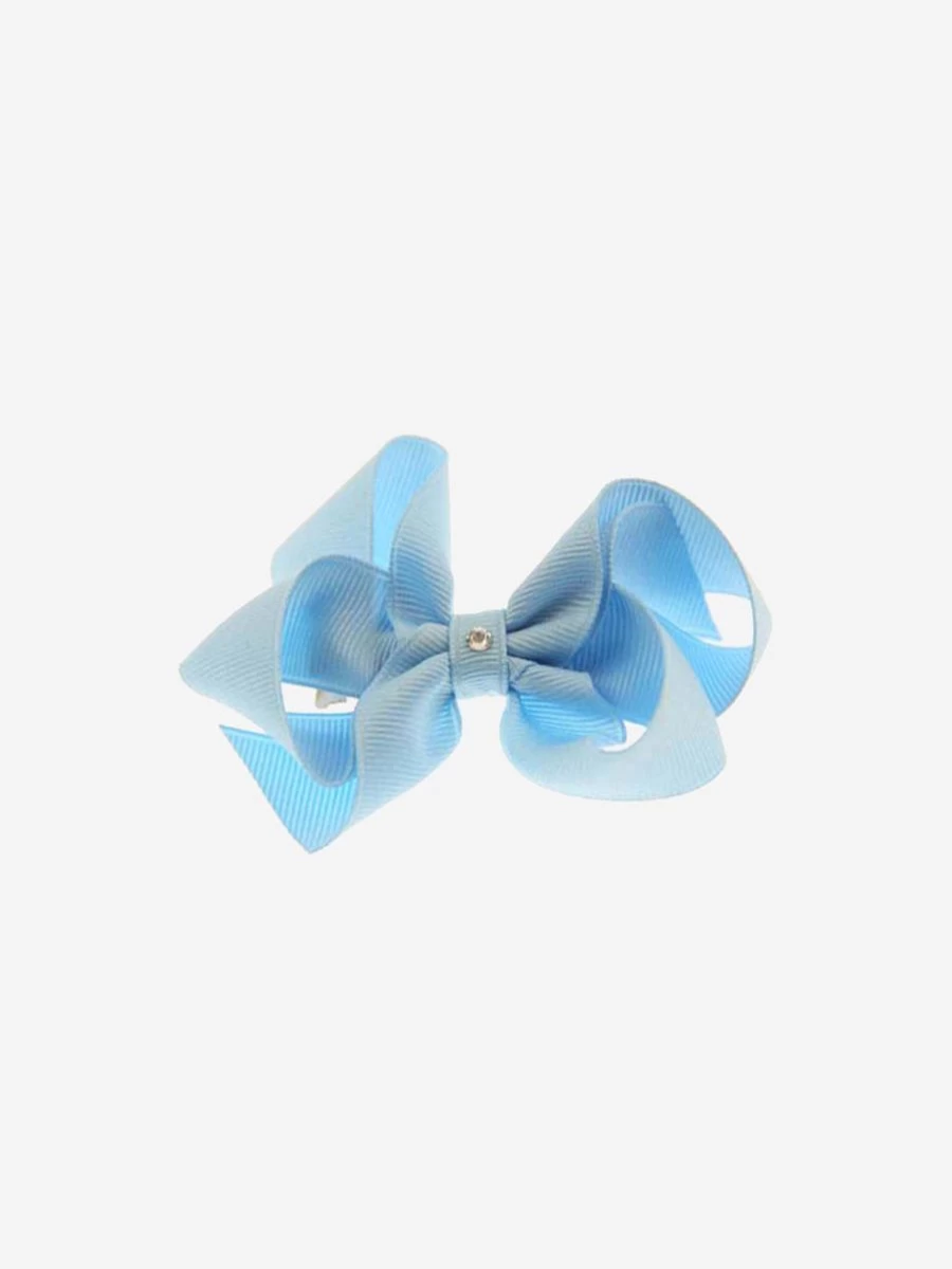 Dotty Daydreams Blue Bow Hair Clip for Teen Girls - Stylish Hair Accessory for Teens