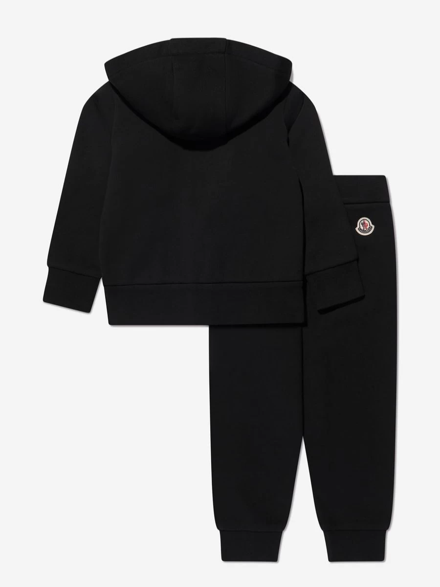 Moncler Enfant Boys' Black Logo Pocket Tracksuit