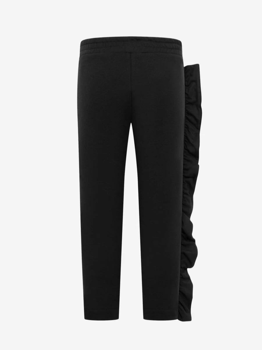 Simonetta Girls' Cotton Ruffle Trim Trousers for Toddlers - Comfortable & Stylish Casual Pants