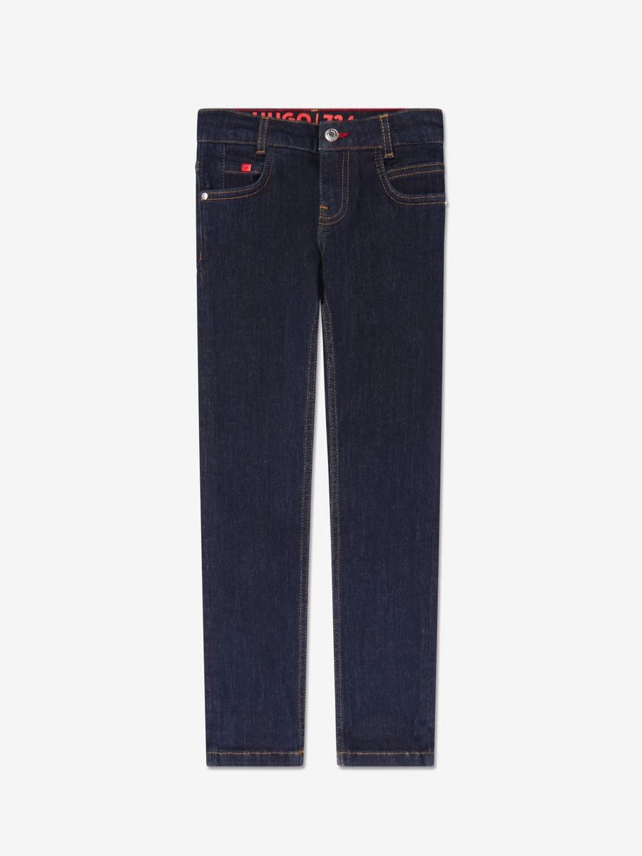 Hugo Boys Blue Skinny Fit Jeans for Kids - Stylish & Comfortable Denim Pants