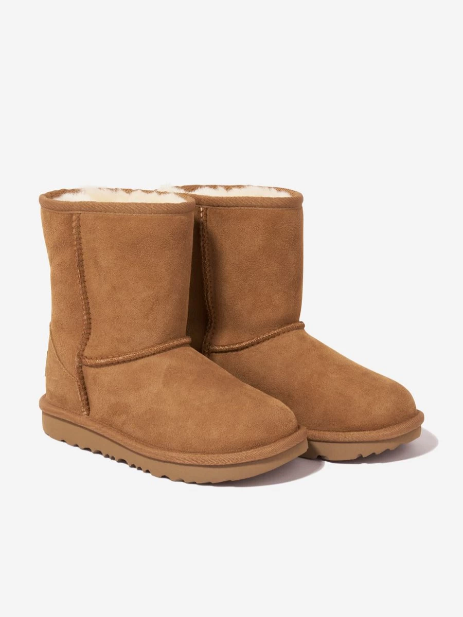 UGG Teen Twinface Sheepskin Classic II Boots for Boys and Girls