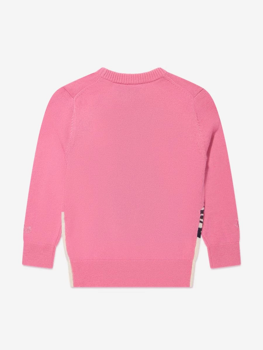 MC2 Saint Barth Teen Girls Pink Mickey Minnie Ski Jumper Sweatshirt