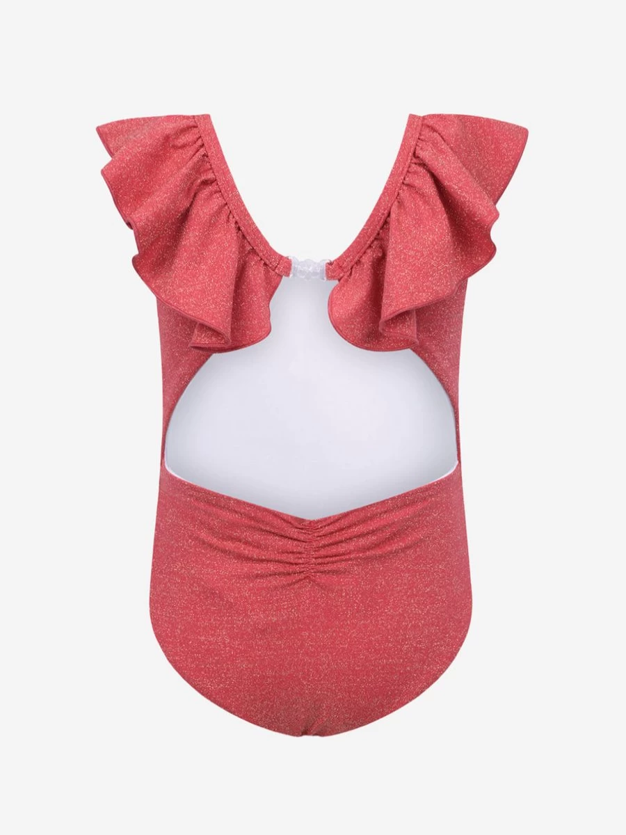 Monnalisa Teen Girls Ruffled Swimsuit - Stylish Swimwear for Teens