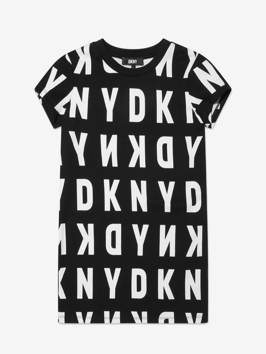 DKNY Girls 2-In-1 Logo Dress | Stylish & Comfortable Toddler Dress