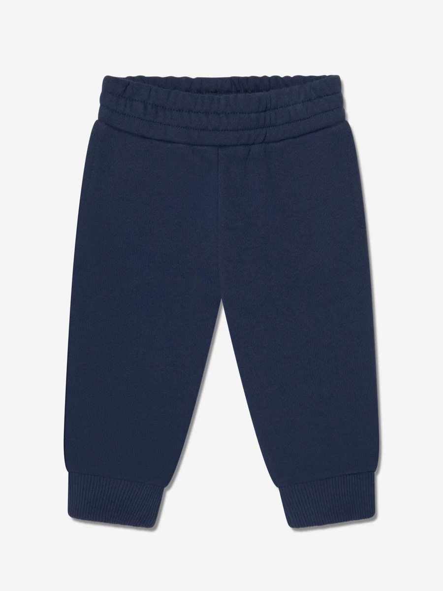 KENZO KIDS Baby Boys Navy Logo Joggers Pants - Comfortable Casual Trousers for Toddlers