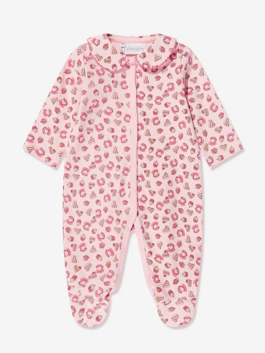 Rachel Riley Pink Cupcake Babygrow for Baby Girls - Adorable Newborn Outfit