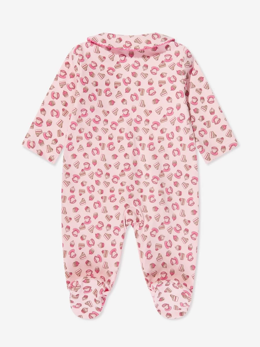 Rachel Riley Pink Cupcake Babygrow for Baby Girls - Adorable Newborn Outfit