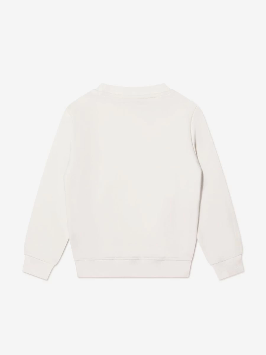 Trussardi Boys Ivory Sibbain Sweatshirt - Premium Cotton Pullover for Kids