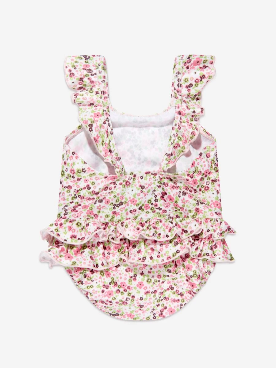 Molo Baby Girls Nalani Floral Meadow Print Swimsuit for Toddlers