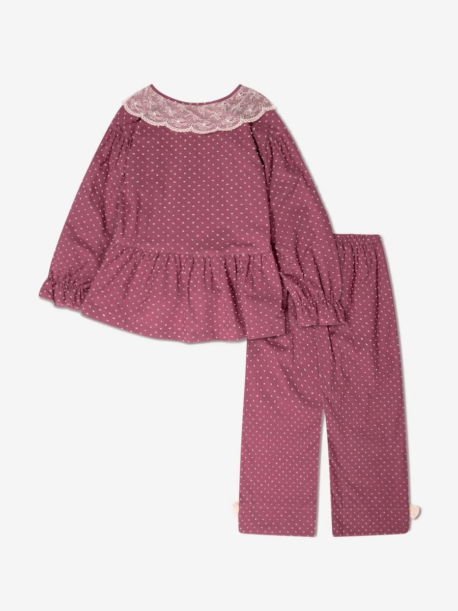 Amiki Teen Girls Scarlet Red Sleepwear Pajama Set - Comfortable Nightwear for Teens