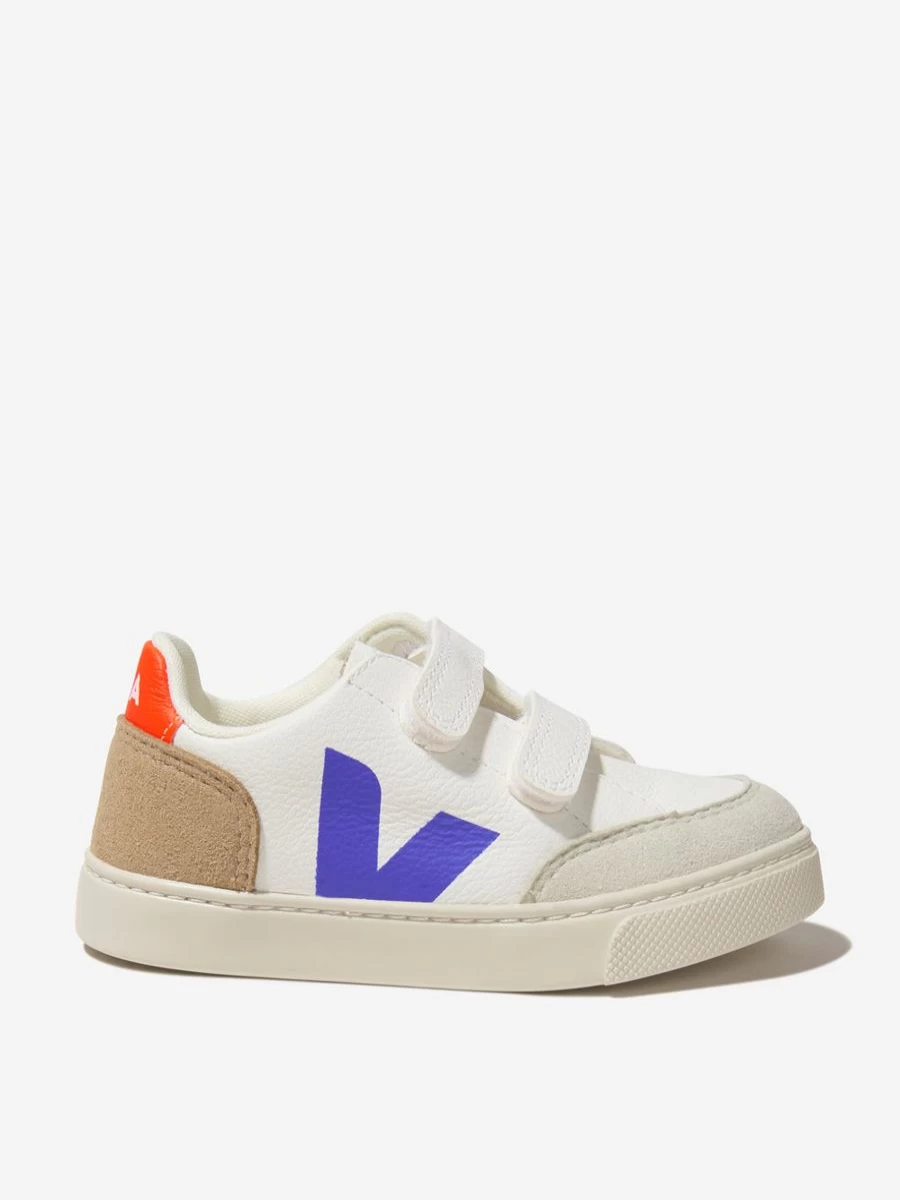 Veja Kids V-12 Chromefree Leather Sneakers for Teens