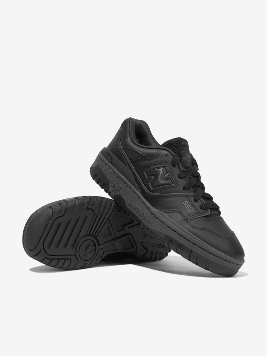 New Balance Kids 550 Black Sneakers for Girls - Lightweight & Comfortable Trainers