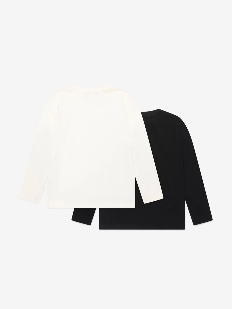 Emporio Armani Teen Boys Ivory Long Sleeve T-Shirts Set
