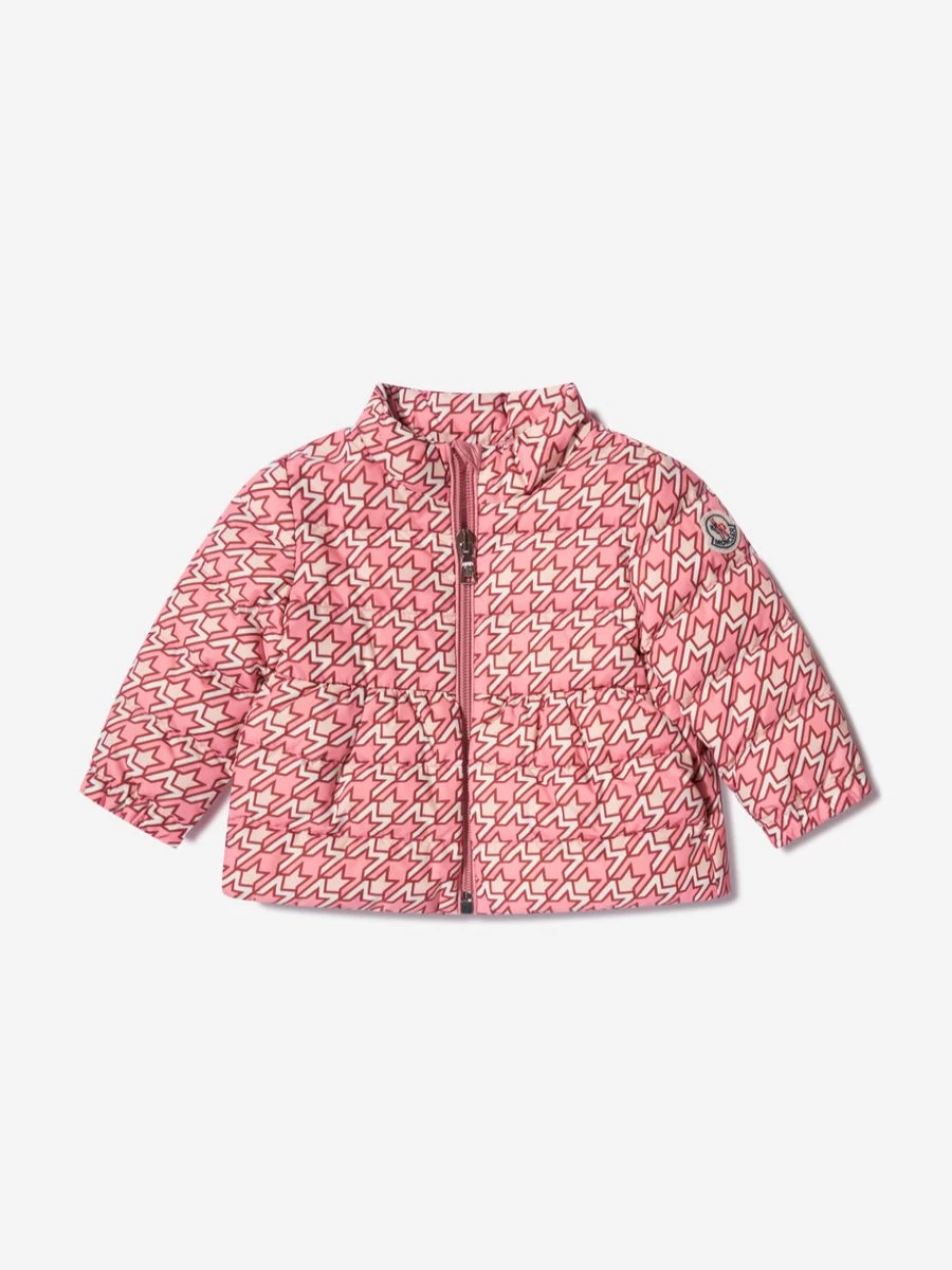 Moncler Enfant Baby Girls Pink Down Padded Kianga Jacket