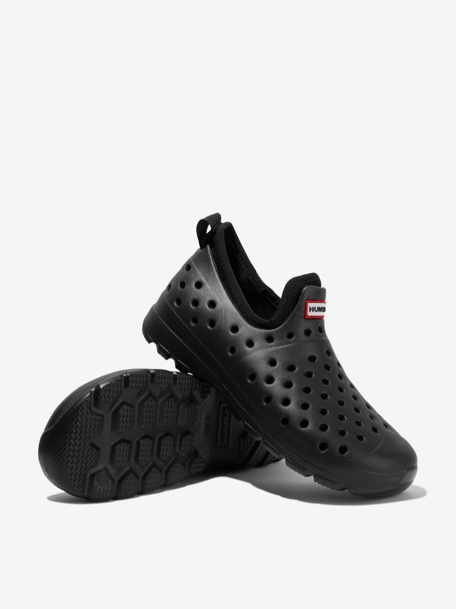 Hunter Teen Water Shoes for Kids - Black Aquatic Sports Sandals