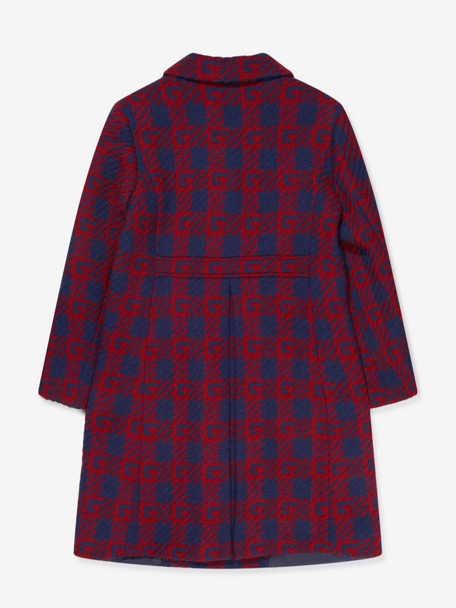 Gucci Kids Boys Cashmere Coat with G Logo - Luxury Winter Outerwear for Boys by Childsplay Clothing