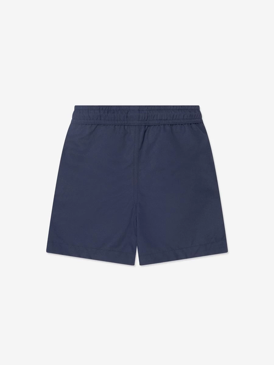 Timberland Boys Navy Logo Swim Shorts for Active Kids
