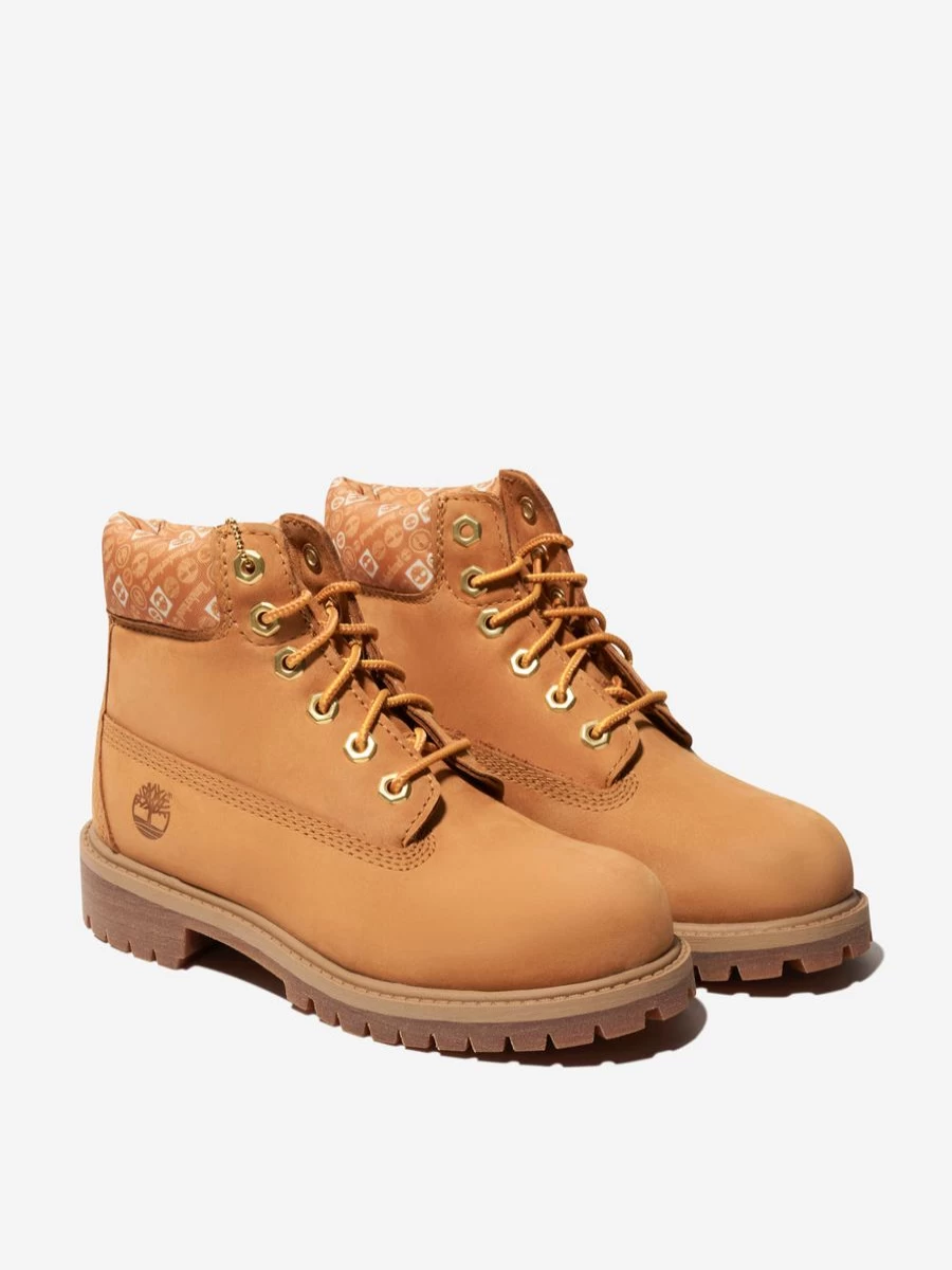 Timberland Kids Premium 6 Inch Nubuck Boots for Teens - Durable & Stylish