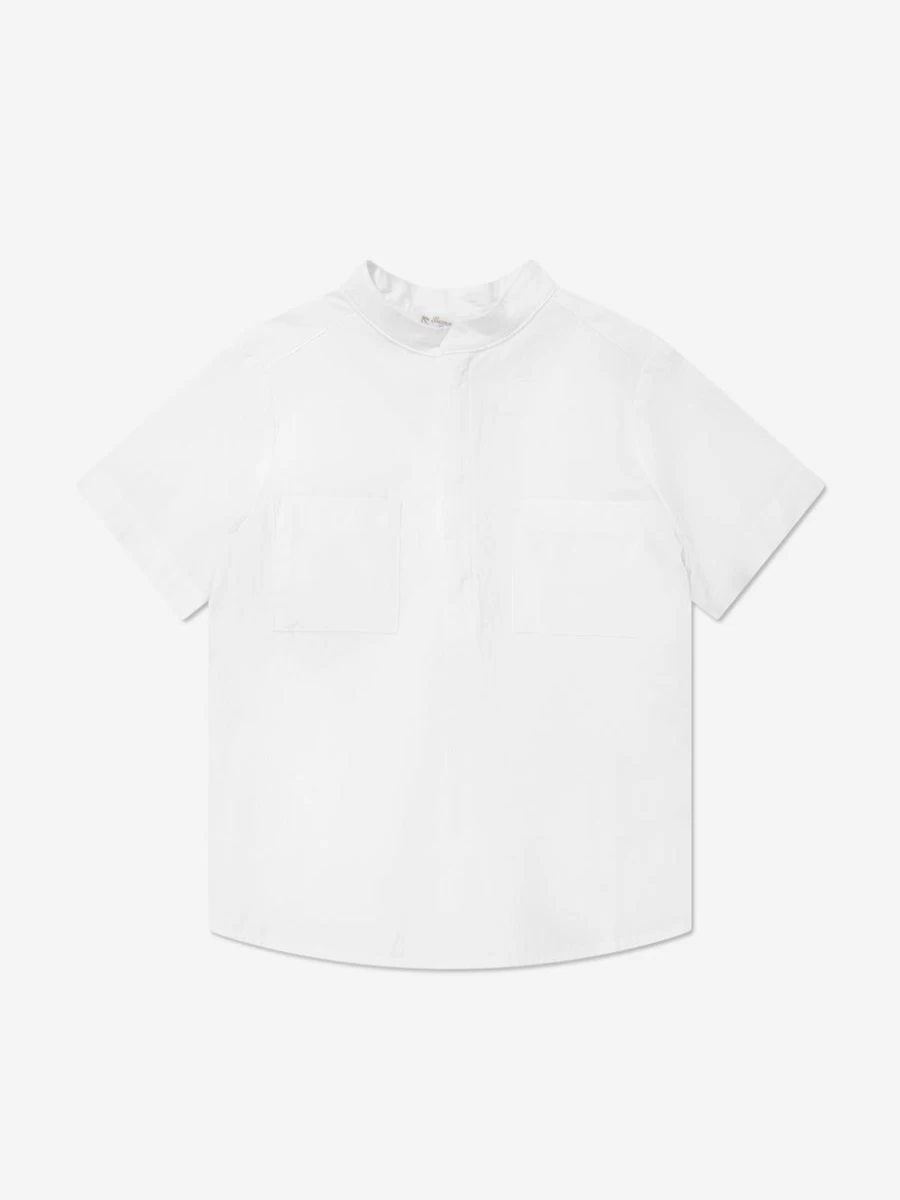 Bonpoint Boys Cillian White Shirt – Classic White Shirt for Boys