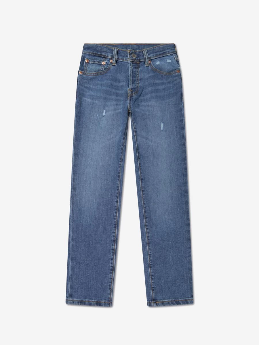 Levi's Kids 501 Original Jeans for Girls - Classic Blue Denim