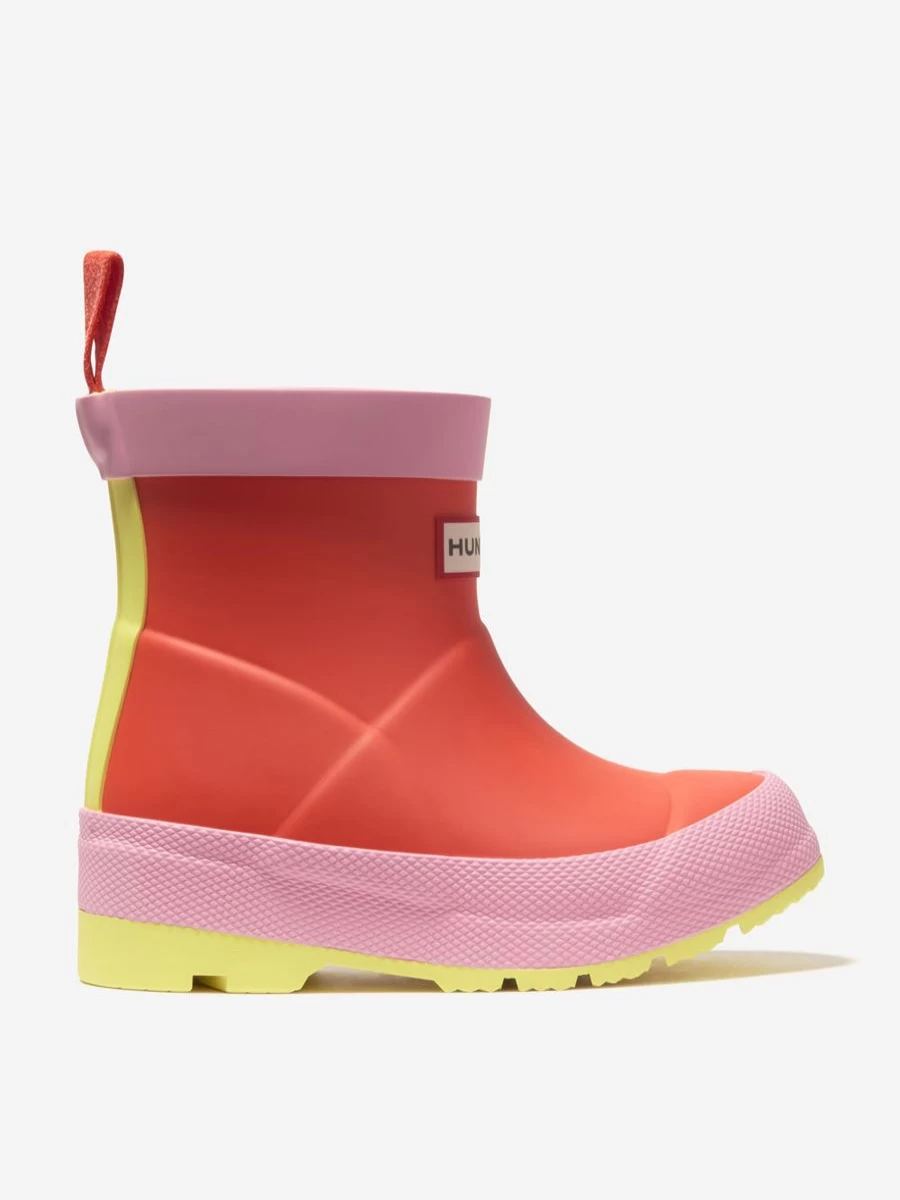 Hunter Original Kids' Play Boots for Girls - Waterproof Pink Rain Boots for Outdoor Play