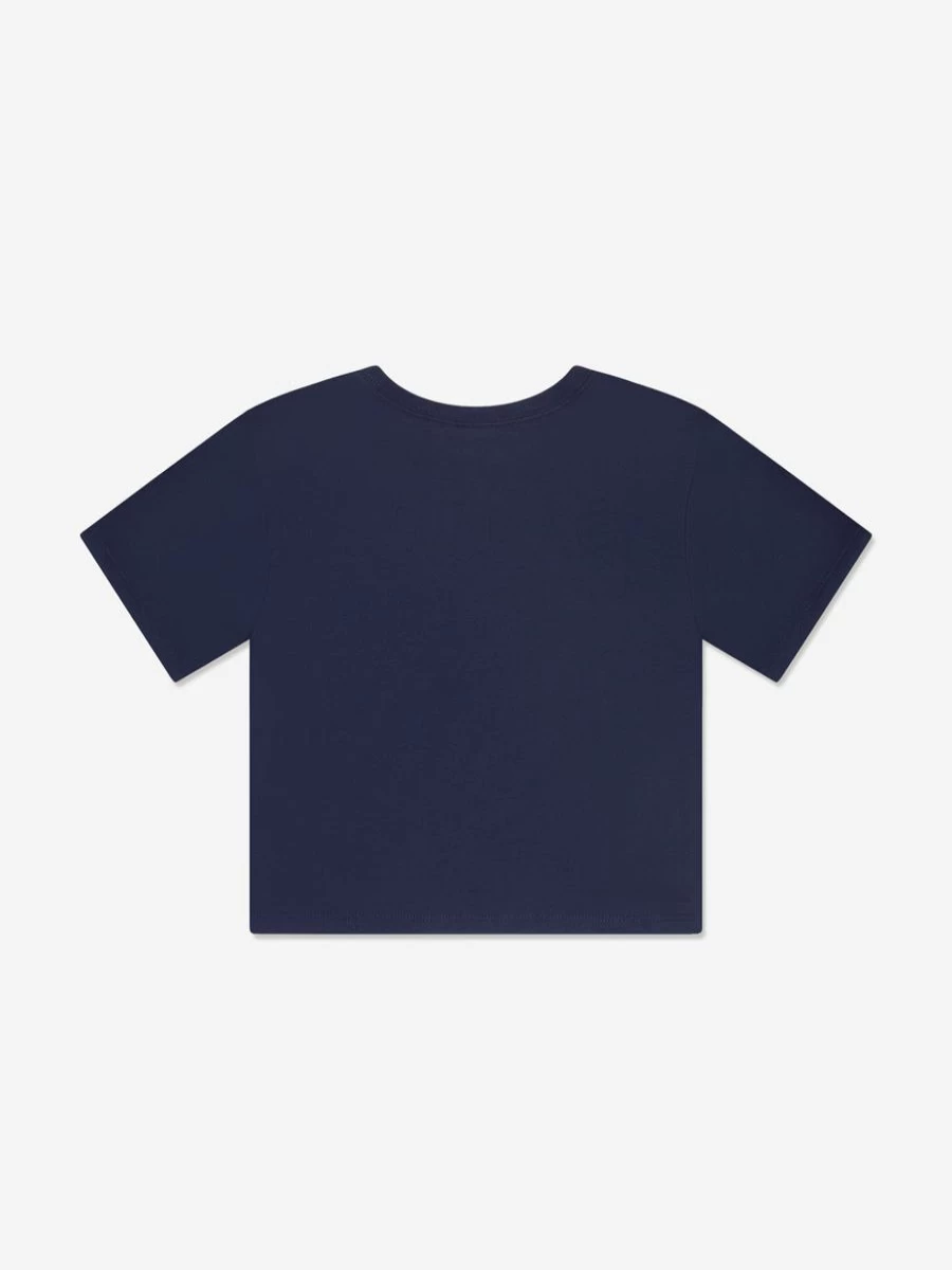 Ralph Lauren Kids Teen Girls Navy Varsity Polo T-Shirt