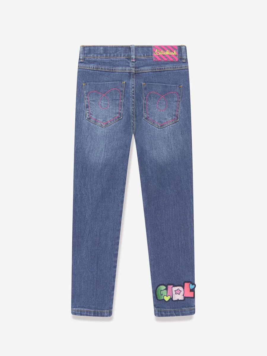 "Billieblush Girls Slim Fit Blue Jeans | Trendy Denim for Teens"