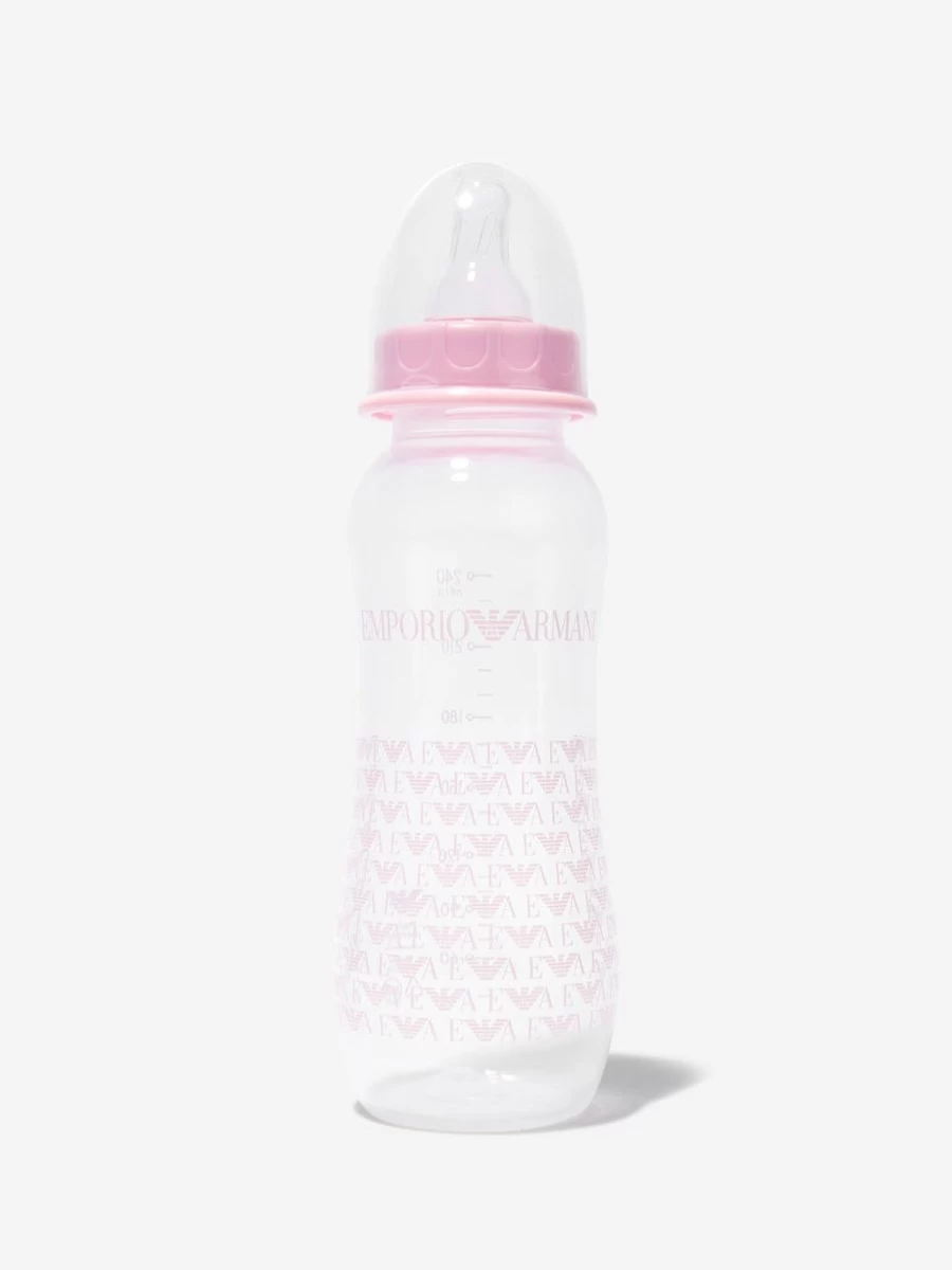 Emporio Armani Baby Girls Large Logo Print Water Bottle