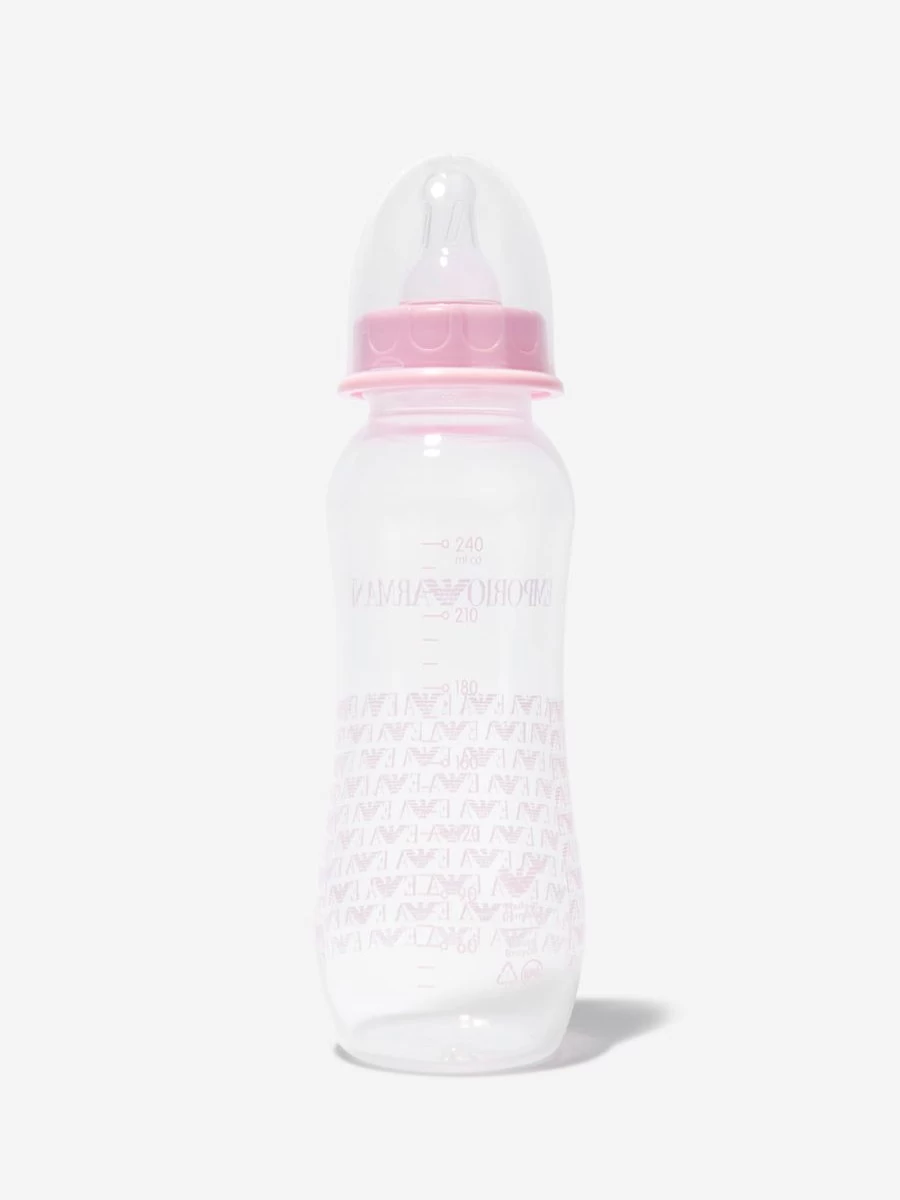 Emporio Armani Baby Girls Large Logo Print Water Bottle