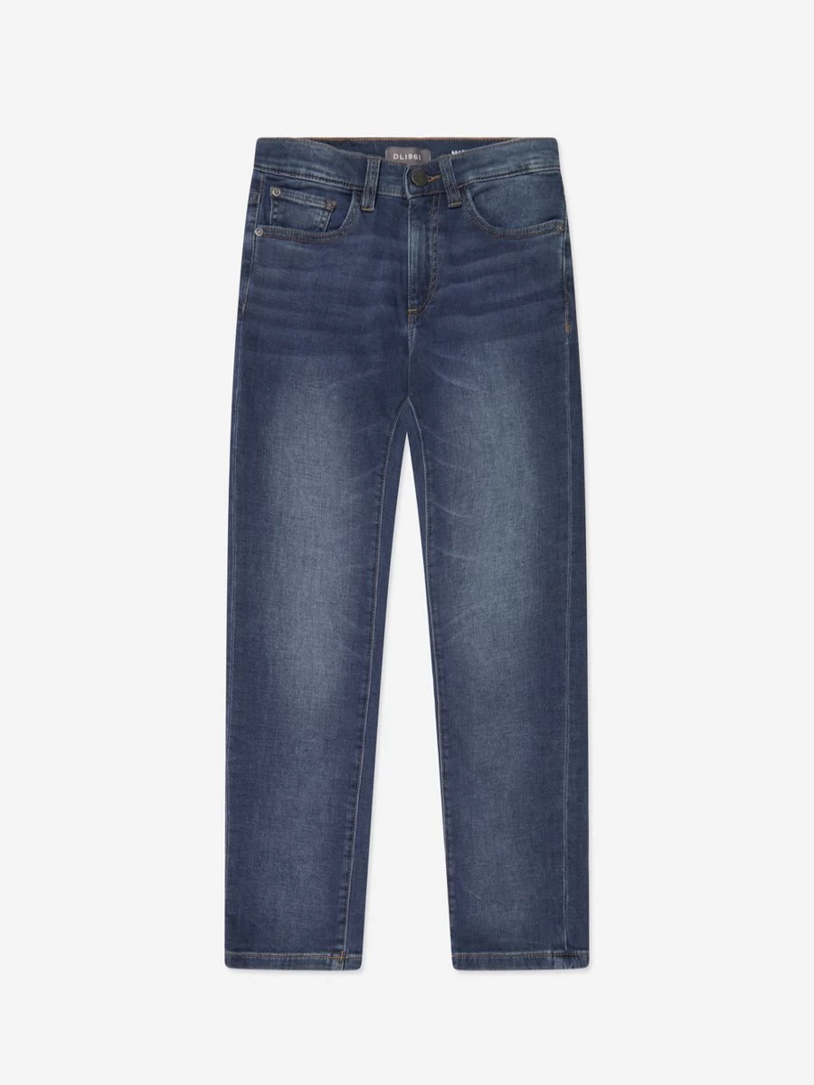 DL1961 Boys' Brady Slim Fit Blue Jeans for Kids