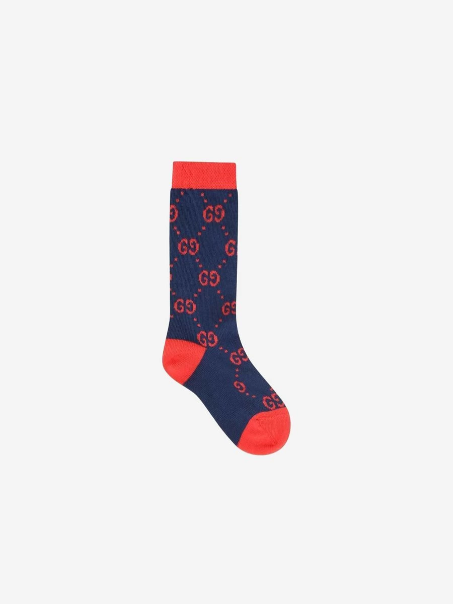 Gucci Kids Baby GG Logo Socks for Girls - Luxury Designer Toddler Socks