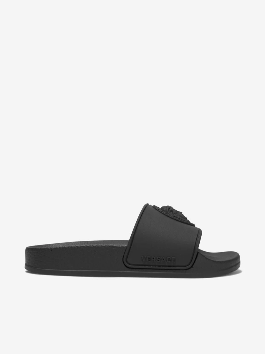 Versace Boys Medusa Logo Sliders - Kids Slide Sandals | Eu Childsplay Clothing