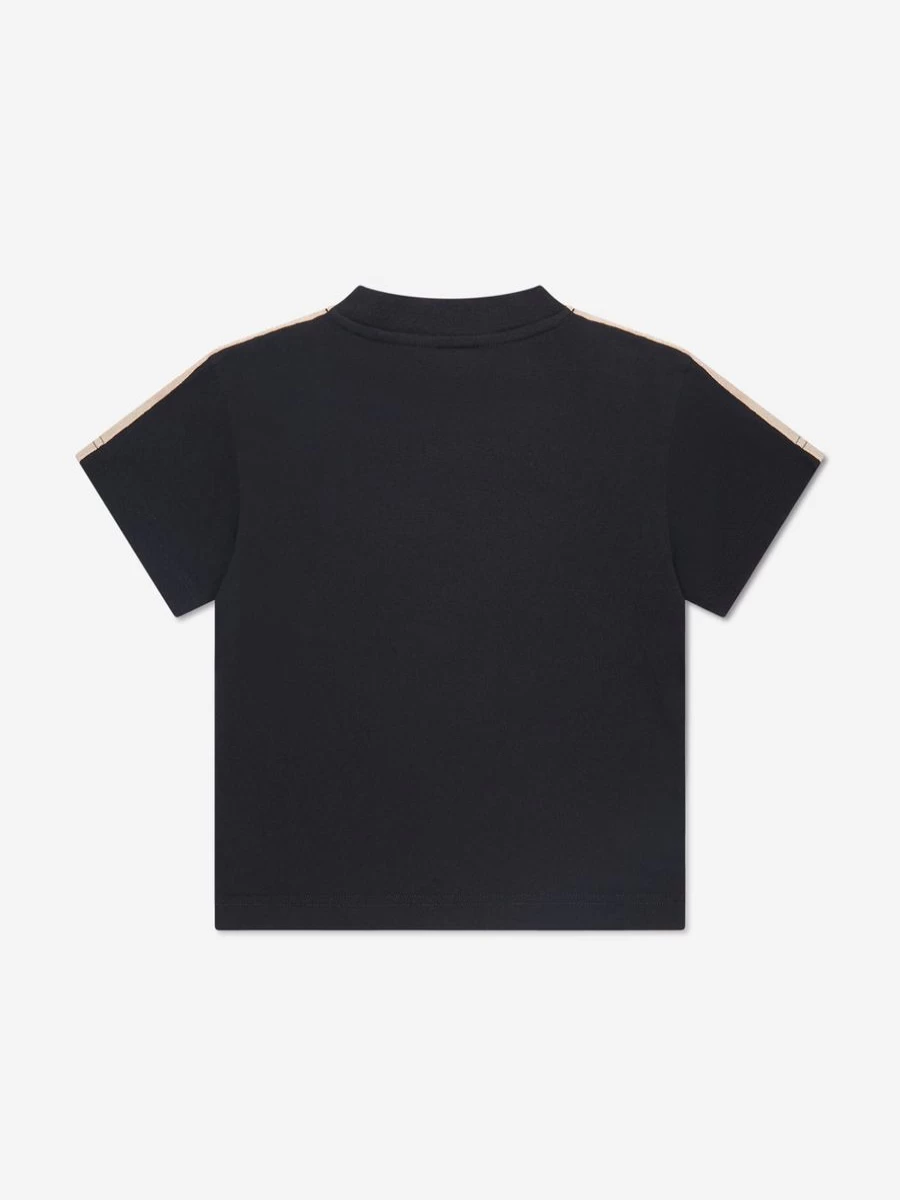 Palm Angels Boys Black Logo Track T-Shirt | Athletic Casual Tee