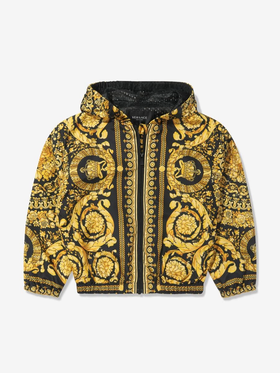 Versace Boys Barocco Zip Up Jacket | Kids Designer Jacket | Childsplay Clothing