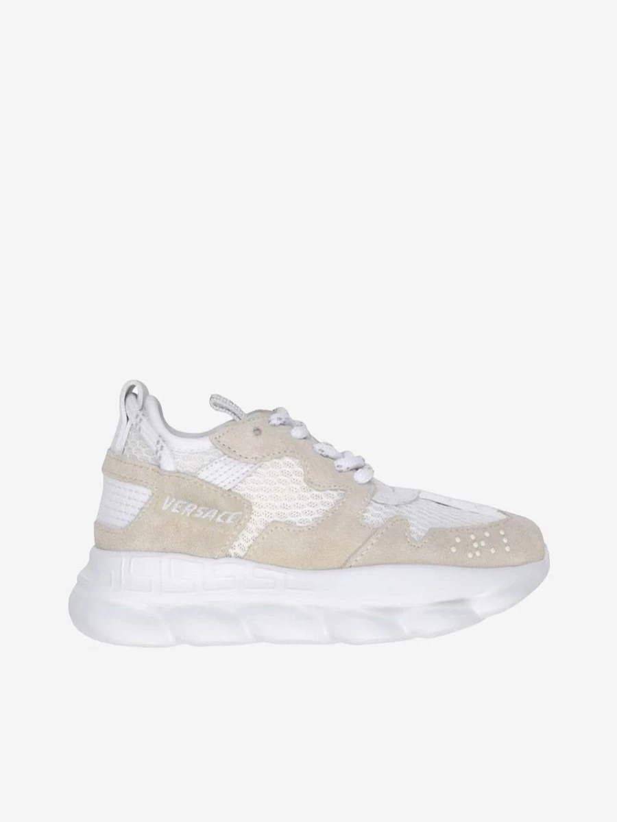 Versace Boys Chain Reaction Sneakers | Kids Fashion Footwear