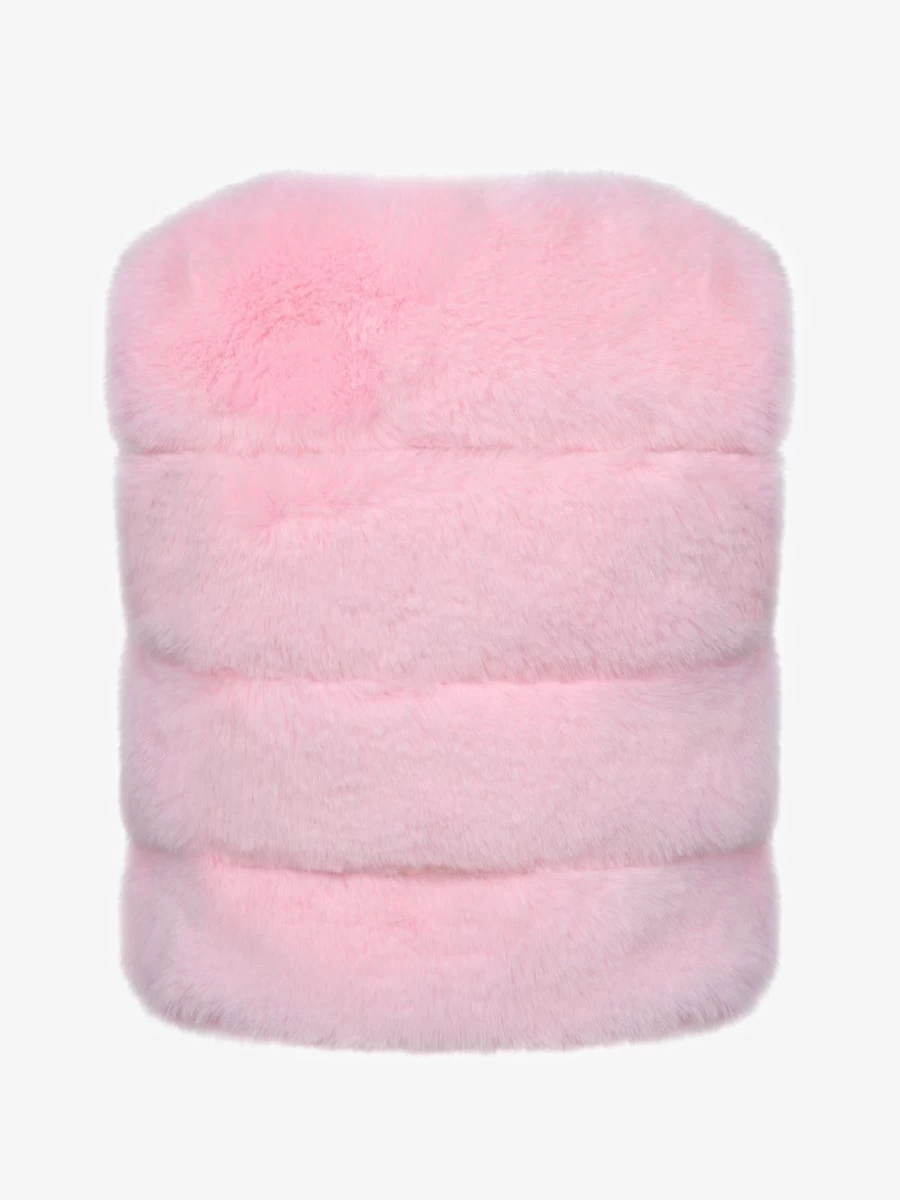 Bandits Girl Girls Faux Fur Vest - Stylish Winter Gilet for Kids
