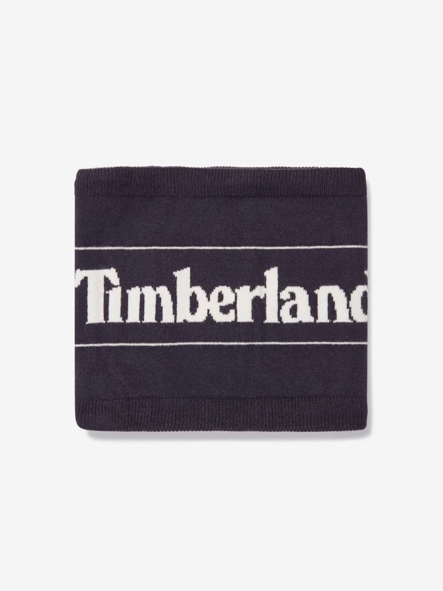 Timberland Baby Boys Navy Snood - Warm Winter Neck Warmer for Toddlers