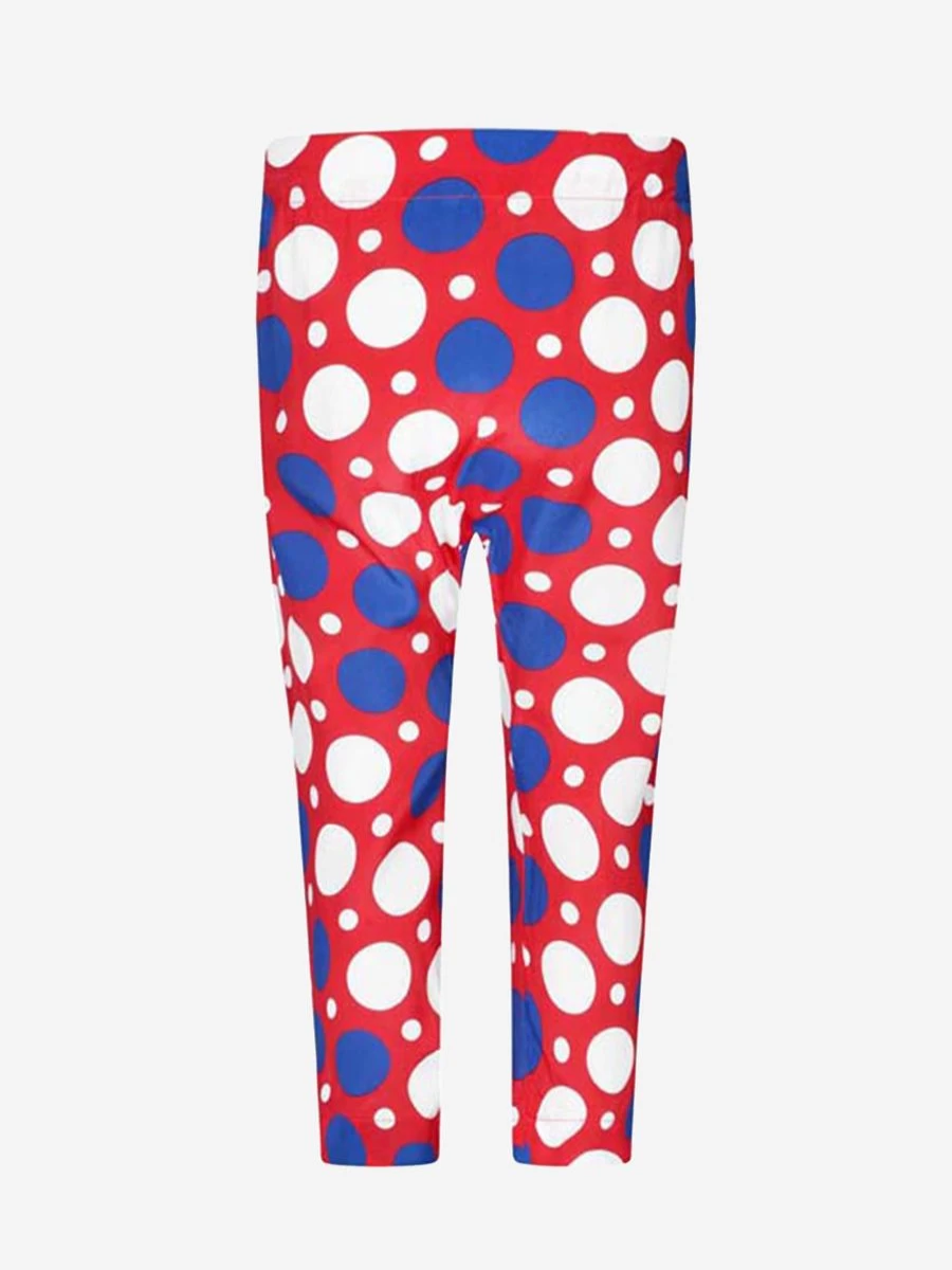 MARNI KIDS Girls' Spotted Print Silk Trousers for Elegant Comfort