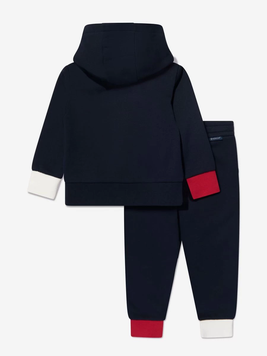 Moncler Enfant Boys Navy Logo Tracksuit - Sporty Kids Jogging Set
