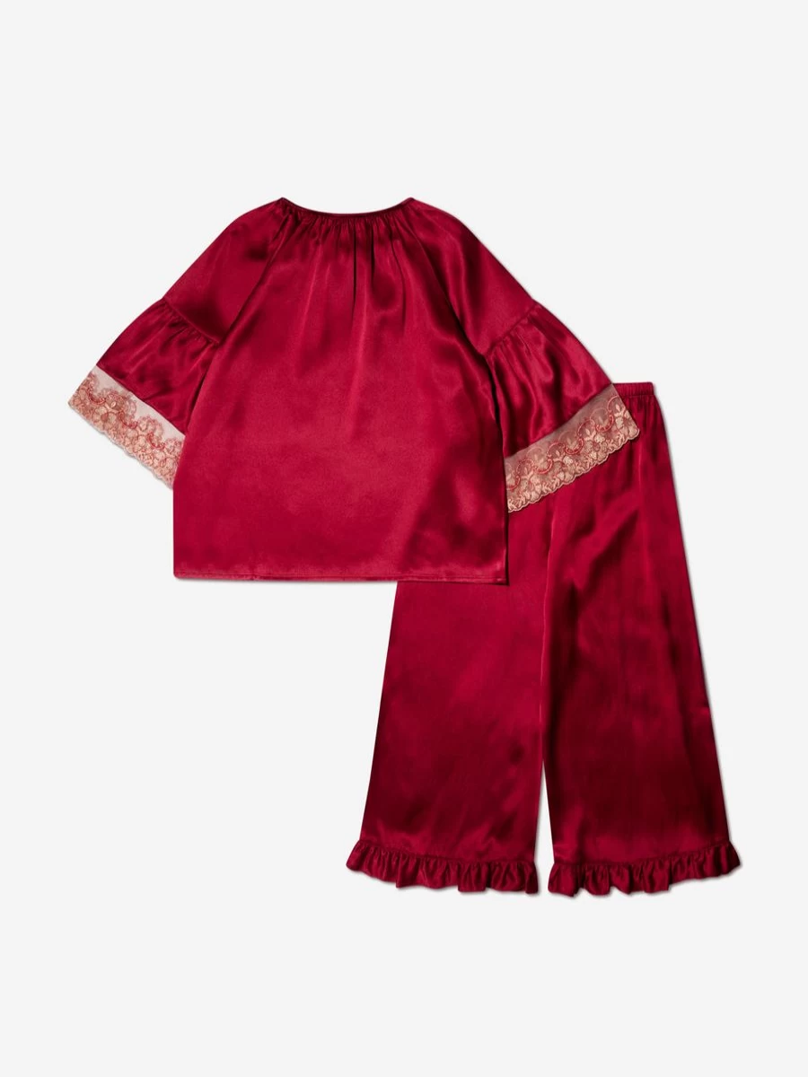 Amiki Teen Girls' Silk Leana Pajamas - Luxurious Sleepwear for Teens