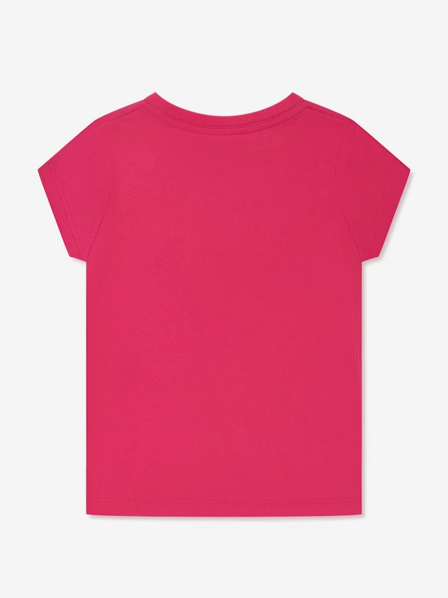 Ralph Lauren Kids Girls Pink Logo T-Shirt | Classic Cotton Tee for Girls