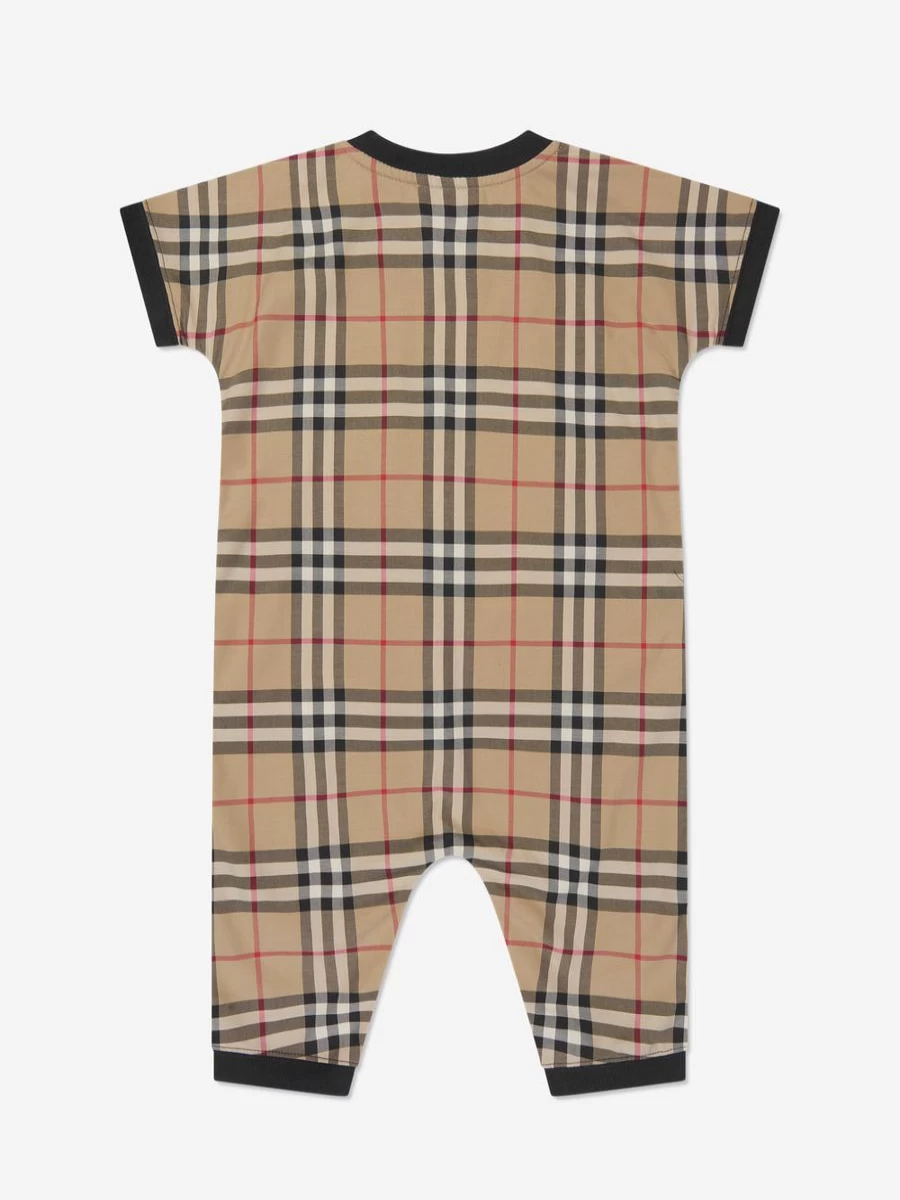 Burberry Kids Baby Girl Lennox Black Romper Set